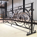 Note luxury design high quality wrought iron balustrades & handrails for hospital staircase railing